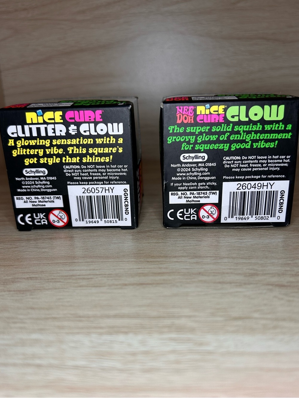 NEEDOH Glow Cube Bundle - BLUE Glitter & Glow Cube with Nice Cube Glow - Picture 4 of 4